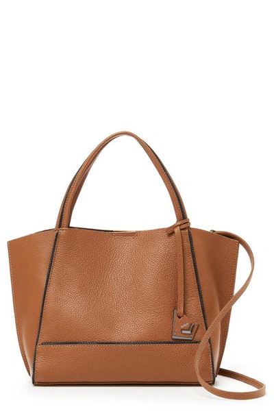 Shop Botkier Bite Size Soho Leather Tote In Coffee