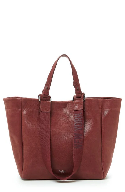 Shop Botkier Bedford Leather Tote In Malbec