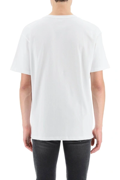 Shop Alexander Mcqueen Sneaker Skeleton T-shirt In Mixed Colours