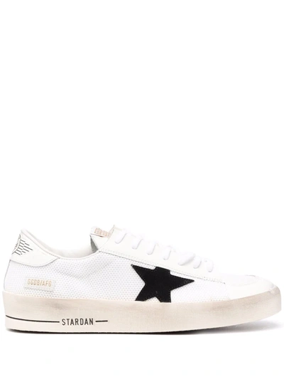 Shop Golden Goose Star-patch Lace-up Sneakers In Weiss