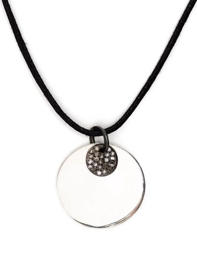 Shop Rosa Maria Pluto Crystal-charm Necklace In Schwarz