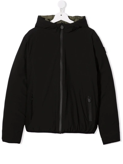 Shop Invicta Teen Reversible Padded Jacket In Black