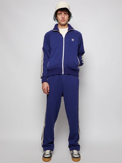 Shop Adidas Originals X Wales Bonner 80's Track Pant In Blue