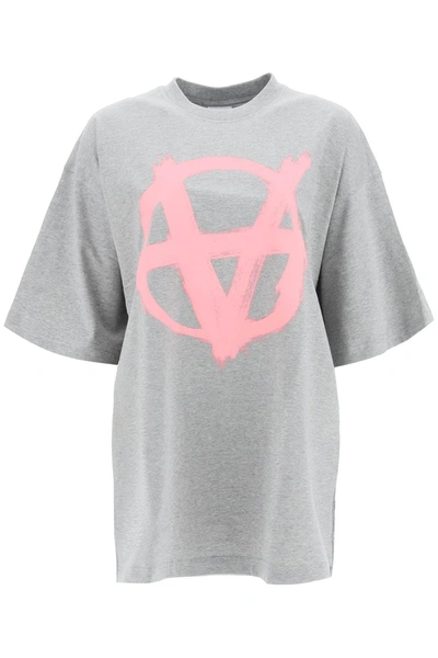 Vetements Anarchy Gothic Logo T-shirt In Mixed Colours | ModeSens