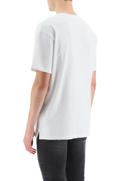 Shop Alexander Mcqueen Sneaker Skeleton T-shirt In White,black,red