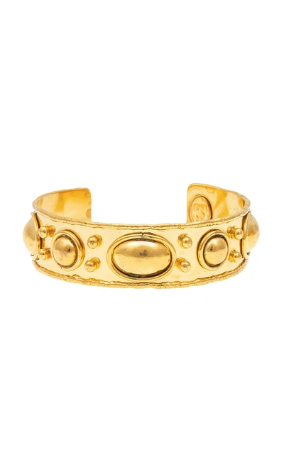 Sylvia Toledano Byzantin 22k Gold-plated Cuff In Gold