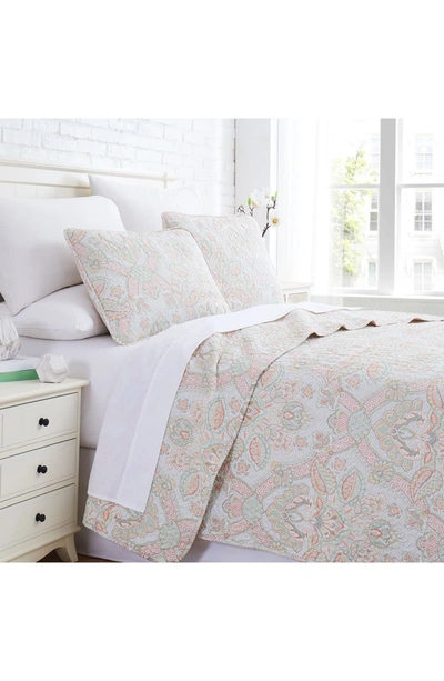 Southshore Fine Linens Enchantment Oversized Comforter 2-piece Set In Coral