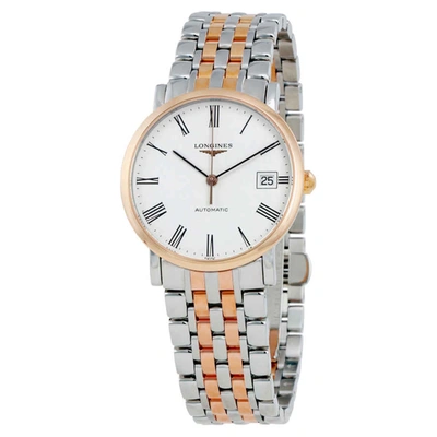 Shop Longines Elegant Automatic White Dial Ladies Watch L4.809.5.11.7 In Black / Gold / Rose / Rose Gold / White