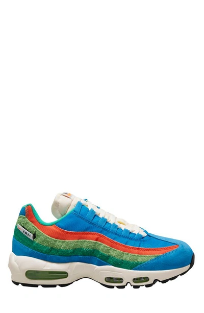 Shop Nike Air Max 95 Se Sneaker In Blue/ Black-green