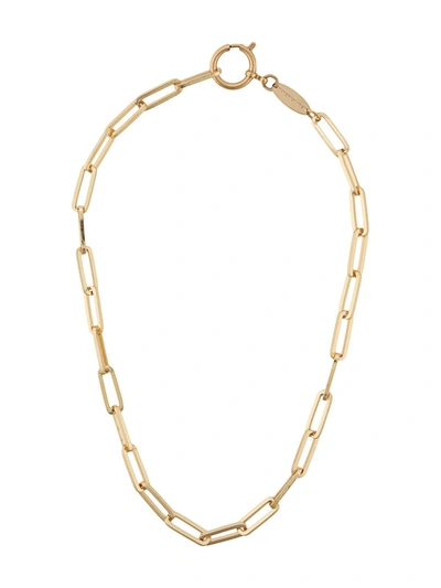 Shop Federica Tosi Long Chain Necklace In Metallic