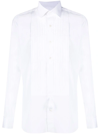 Shop Tom Ford Tuxedo Shirt In White