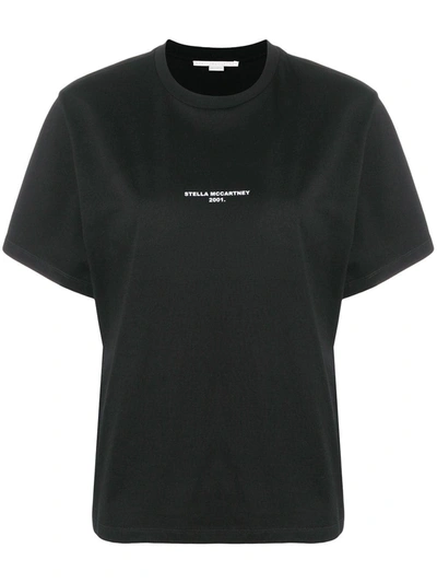 Shop Stella Mccartney T-shirt With Print In Black