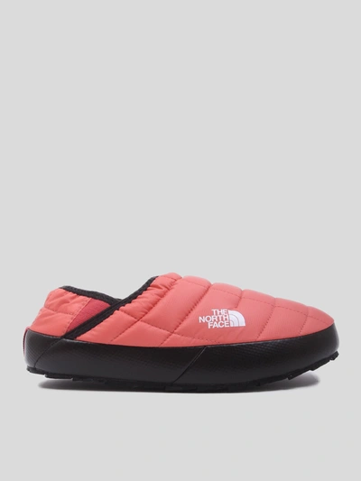 Shop The North Face W Thermoball Traction Mule V In Faded Rose/tnf Black
