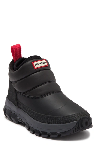 Shop Hunter Insulated Waterproof Snow Ankle Boot In Black