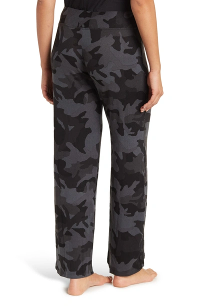 Shop Midnight Bakery Kennedy Camo Print Pants In Char