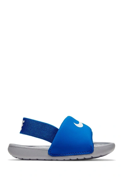 Shop Nike Kids' Kawa Slingback Slide In 400 Hyprcb/white