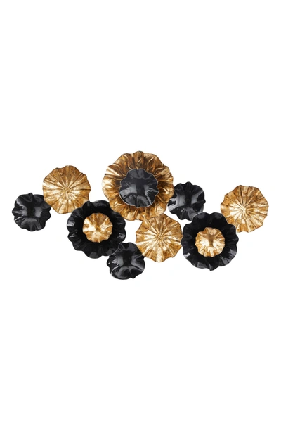 Shop Willow Row Goldtone Metal Radial Plate Wall Decor