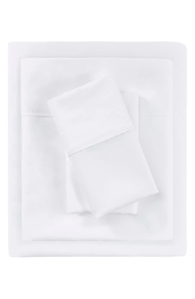 Shop Beautyrest 700 Thread Count Tri-blend Antimicrobial 4-piece Sheet Set In White
