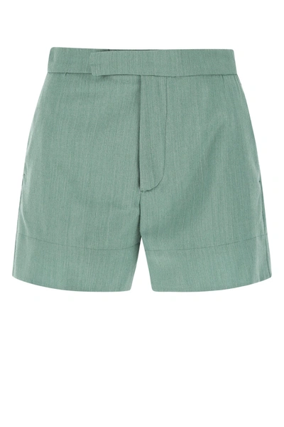 Shop Wandering Sage Green Wool Shorts  Green  Donna 40