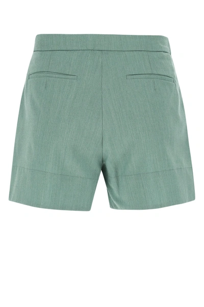 Shop Wandering Sage Green Wool Shorts  Green  Donna 40