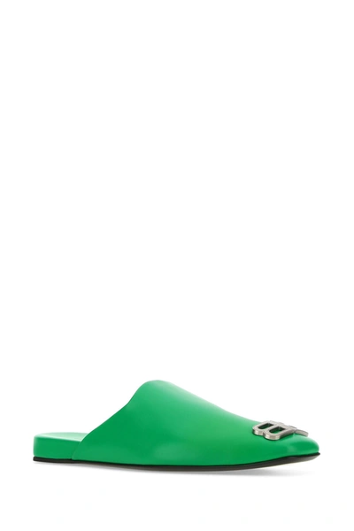 Balenciaga slippers shop green