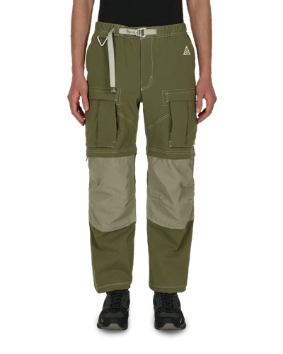 Shop Nike Smith Summit Cargo Pants In Medium Olive/light Army