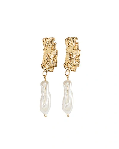 Shop Pamela Card The Filigree Divine Earrings In Gold