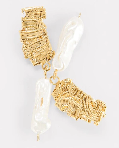 Shop Pamela Card The Filigree Divine Earrings In Gold