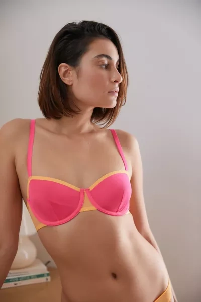 Urban Outfitters  Out From Under Amber Modern Mesh Balconette Bra