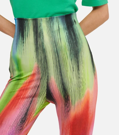 Attico Jamie Spectrum Printed Stirrup Pants In Multicolor