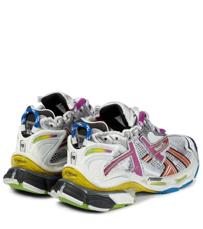 Shop Balenciaga Runner Sneakers In Multicolor