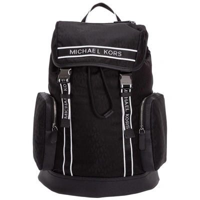 Shop Michael Kors Michael  Kent Backpack In Black