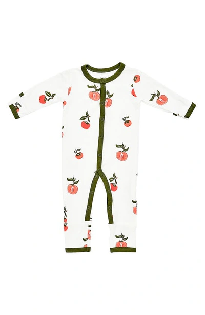 Shop Kyte Baby Snap Romper In Persimmon