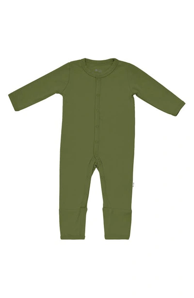 Shop Kyte Baby Snap Romper In Olive