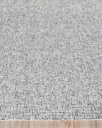 Exquisite Rugs Merida Hand-tufted Rug, 8' X 10' In Black/ivory
