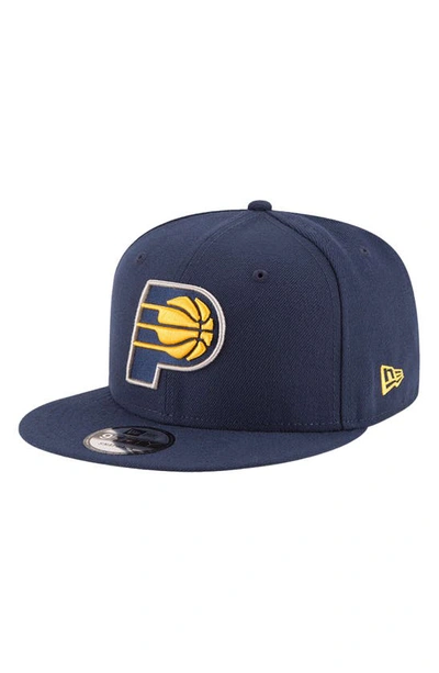 Shop New Era Navy Indiana Pacers Official Team Color 9fifty Adjustable Snapback Hat