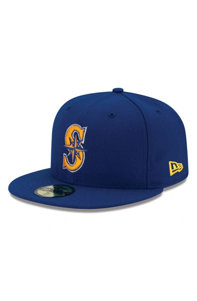 Shop New Era Royal Seattle Mariners Alternate 2 Authentic On Field 59fifty Fitted Hat