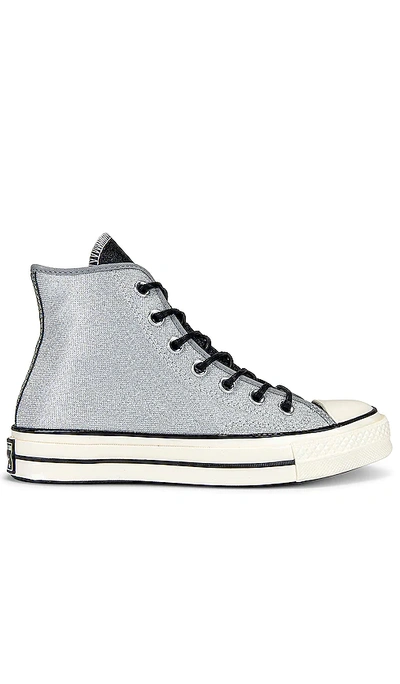 Converse Women's Chuck 70 Color Block Glitter High Top Sneakers In Metallic  Silver | ModeSens