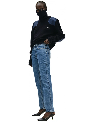 Shop Vetements Blue Skinny Jeans