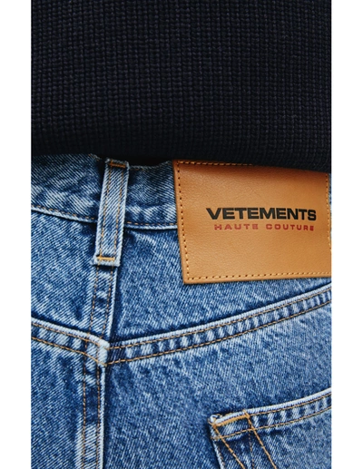 Shop Vetements Blue Skinny Jeans