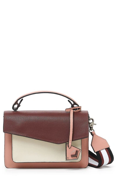 Shop Botkier Cobble Hill Leather Crossbody Bag In Malbec Combo