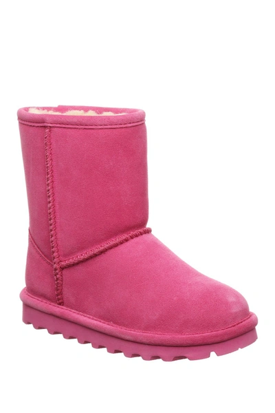 Shop Bearpaw Elle Genuine Shearling Lined Suede Boot In Party Pink