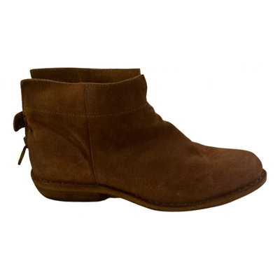 Pre-owned Fiorentini + Baker Ankle Boots In Camel