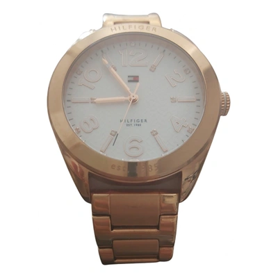 Pre-owned Tommy Hilfiger Watch In Gold