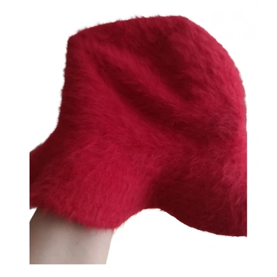 Pre-owned Kangol Wool Cap In Red