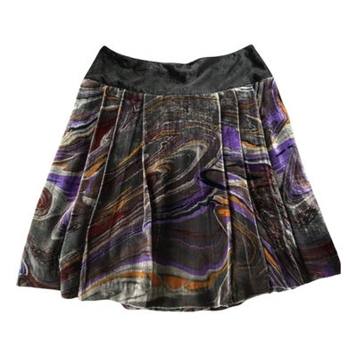 Pre-owned Etro Mini Skirt In Multicolour