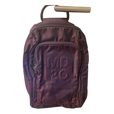 Pre-owned Mandarina Duck Backpack In Purple