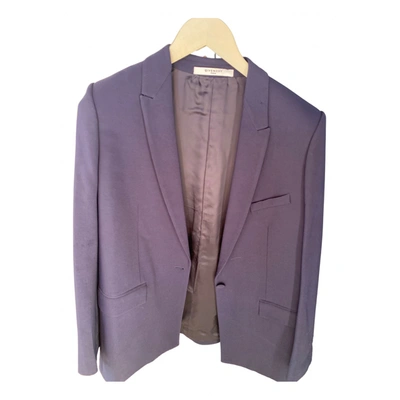 Pre-owned Givenchy Blazer In Navy