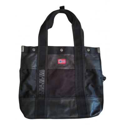 Pre-owned Napapijri Cloth Crossbody Bag In Black