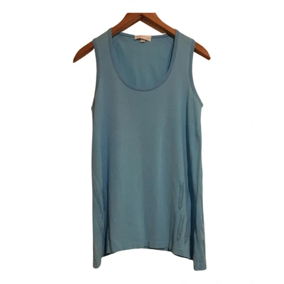 Pre-owned John Smedley Mini Dress In Turquoise